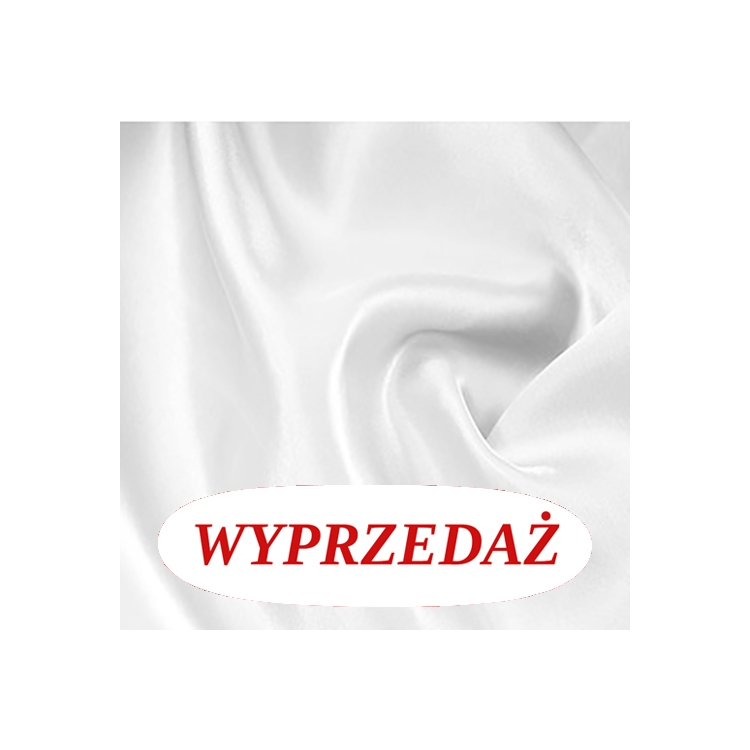Wyprzedaż prześcieradło Satynowe Atłas bez gumki 220x200- Białe